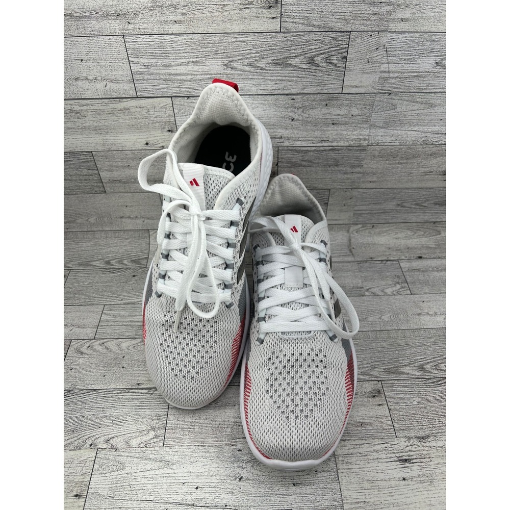 Adidas Fluidflow 2.0 White Red Running Athletic Shoes Men's Size 8 GW1902